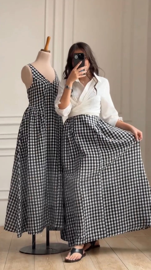 Gingham Maxi & Top