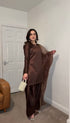 Chocolate Brown Farshi Set