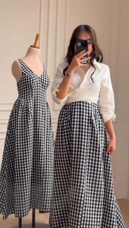Gingham Maxi & Top