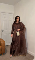Chocolate Brown Farshi Set