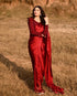 Ruby Moonlight - Saree