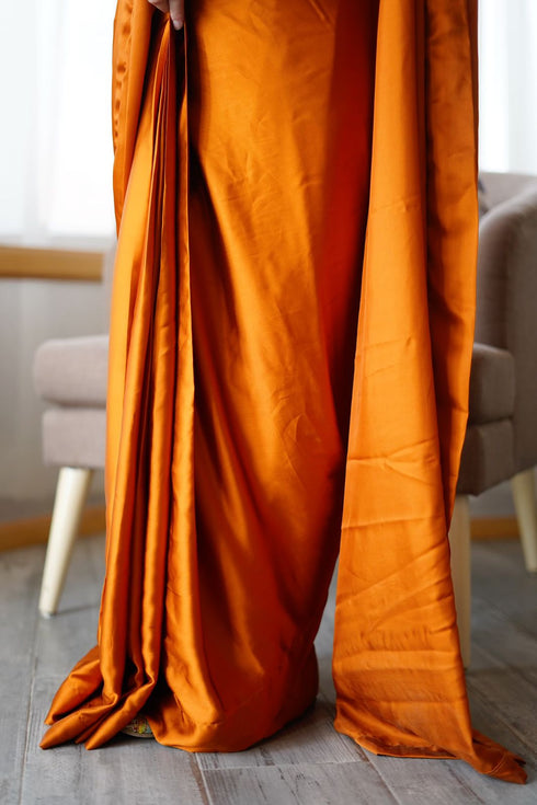 Rust Moonlight - Saree