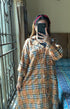 Brown Korean Check Dress