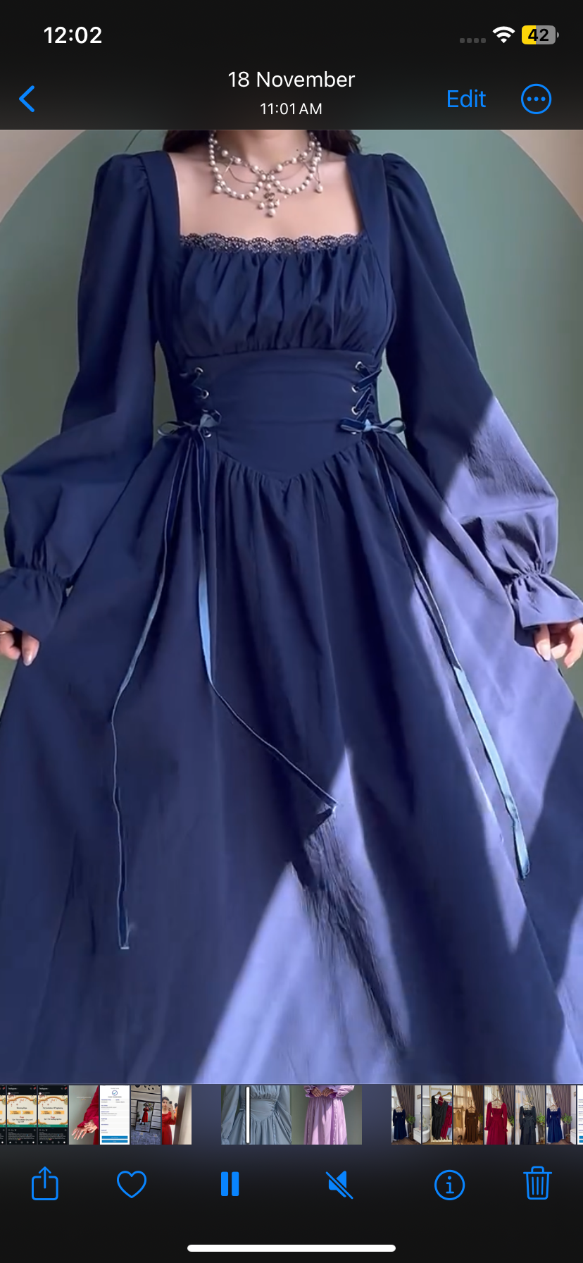 Blue Emily Chic