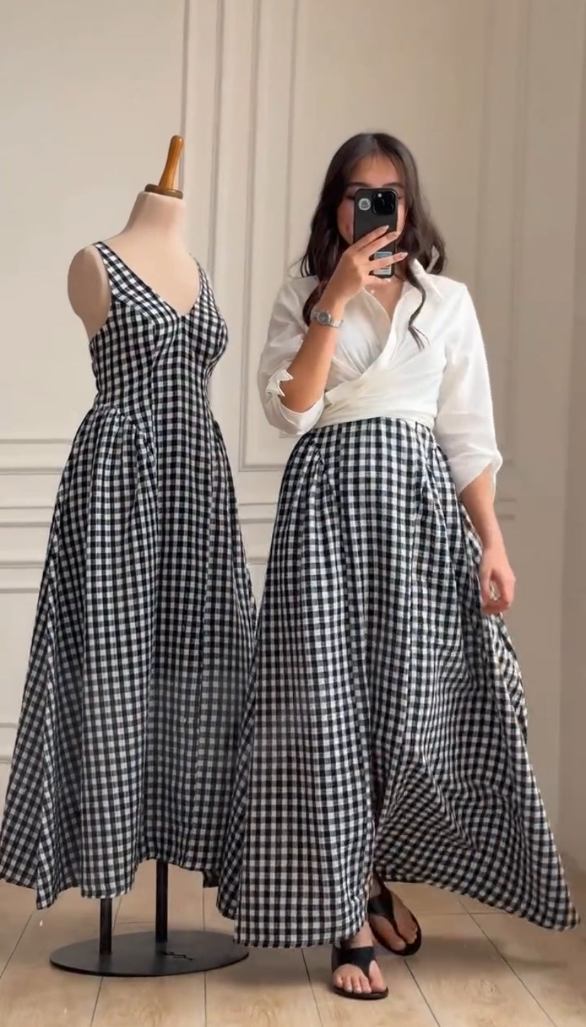 Gingham Maxi & Top