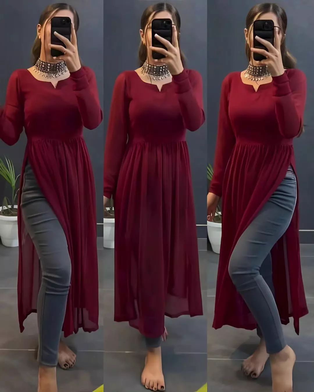 Slit Dress